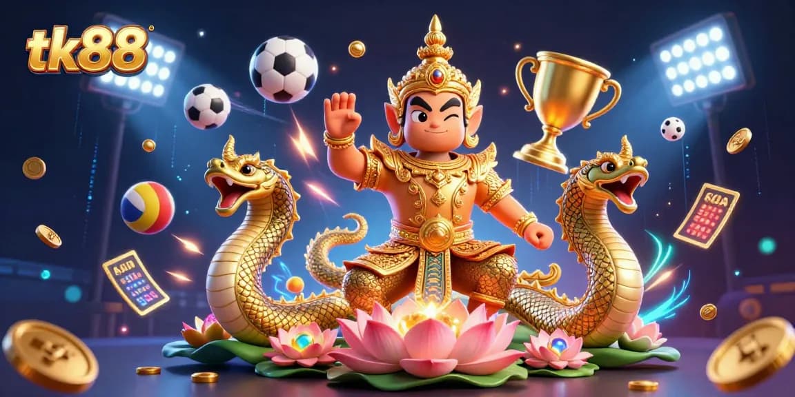 Experience the thrills of tk88 with vibrant betting elements and animated characters.