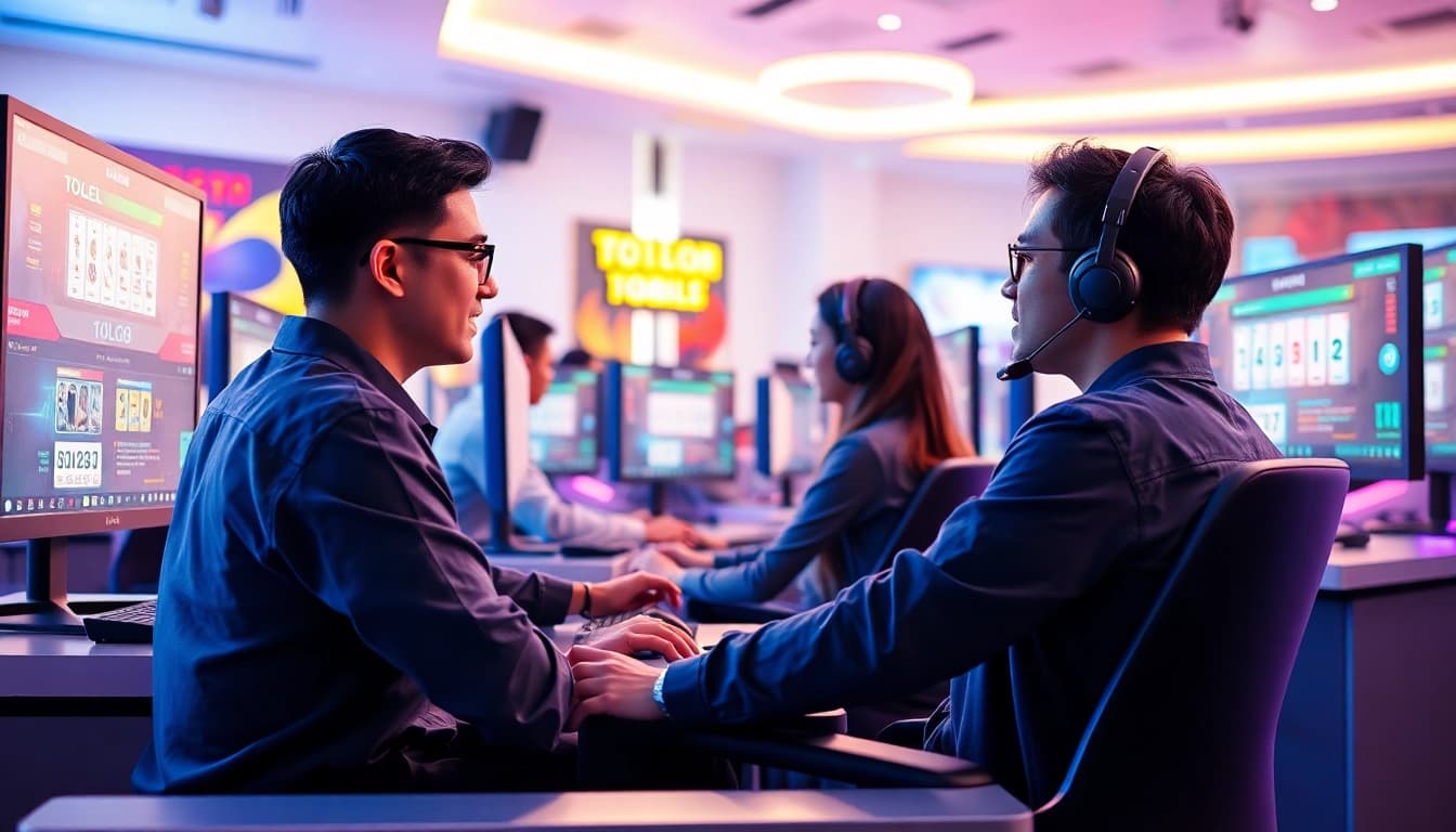 Masuk ke yumetoto login saat bermain dalam suasana gaming Togel yang energik.