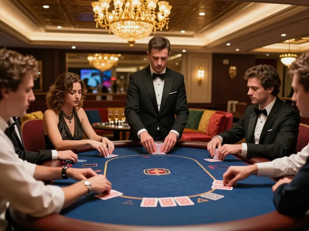 IDCASH88 enhances the poker experience in luxury VIP settings, displaying elite gameplay moments.