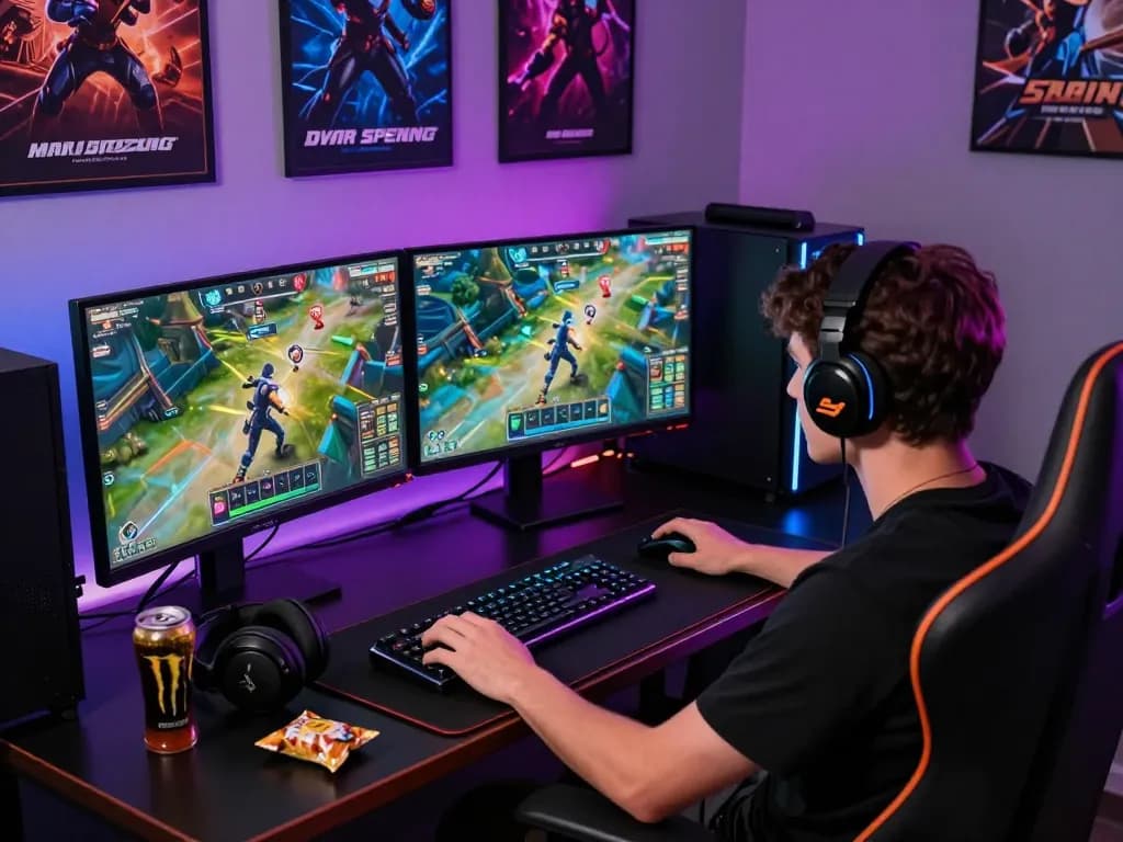 Player engaging with nk88 link in an immersive online gaming environment with vibrant visuals.