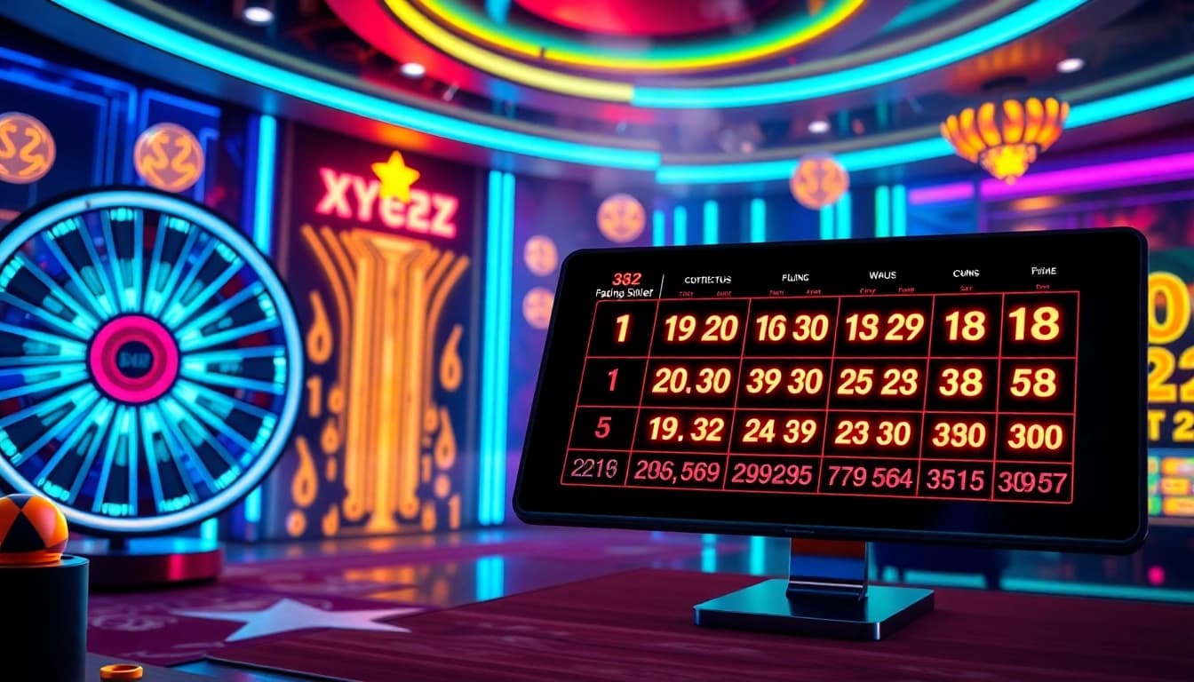 Experience the excitement of xổ số xn88 with vibrant digital lottery visuals.