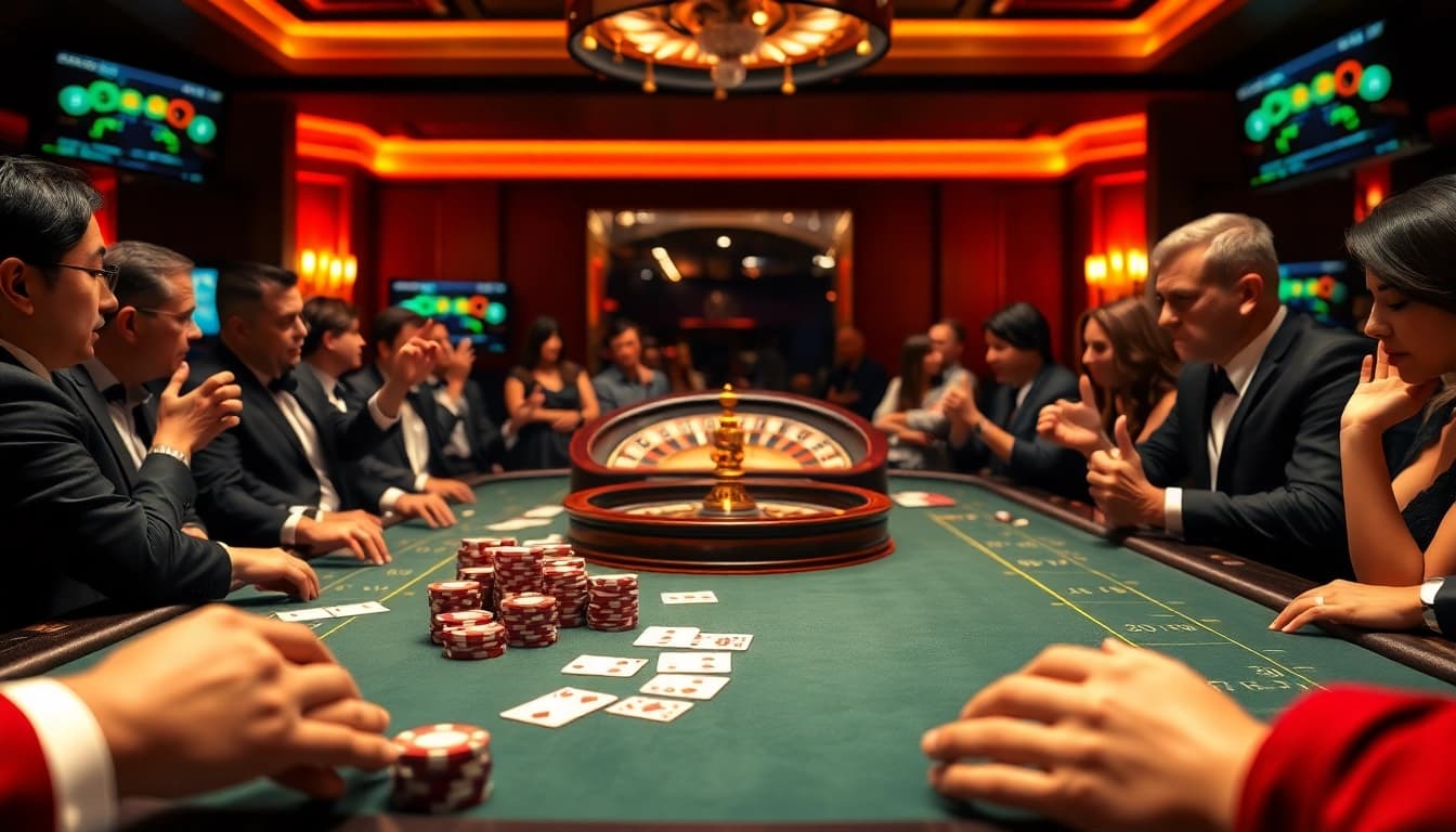 Experience thrilling moments at a blackjack table with gilajp's professional gaming setups.