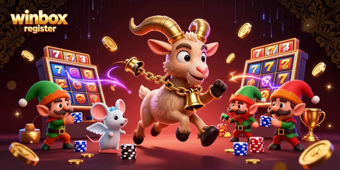 Enjoy the thrill of the winbox register experience with fun 3D casino illustrations capturing excitement and gameplay!