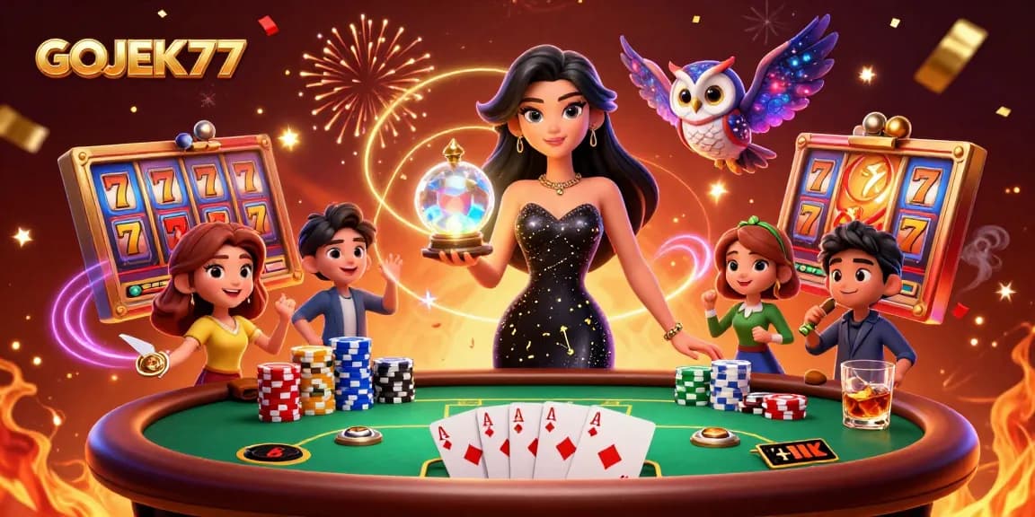 Experience the thrill of GOJEK77's slot games with captivating visuals and immersive gameplay.