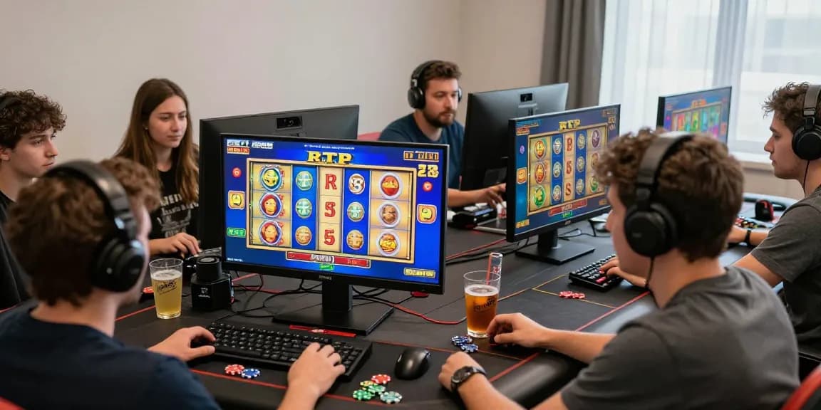 Aktivitas bermain RTP slot di NAGAHITAM303 login dengan suasana energik dan layar permainan yang berwarna-warni.