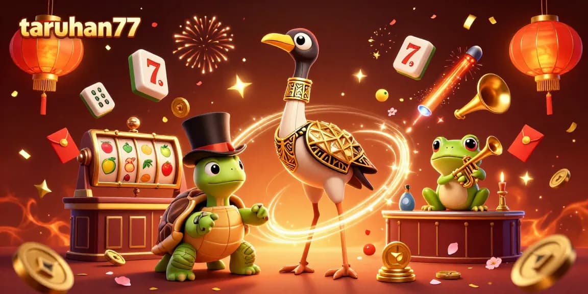 Mainkan taruhan77 dan nikmati slot menarik dengan hasil berlipat, dikelilingi keceriaan.