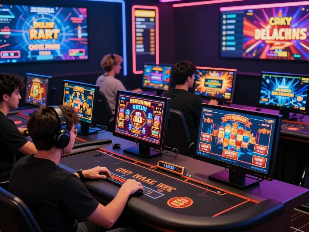 Exciting online gaming experience on https://o8.delivery/ showcasing players engaged in vibrant casino games and promotions.
