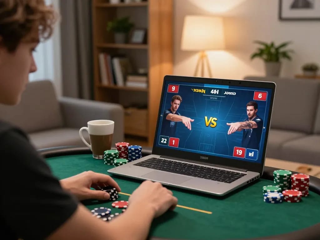 SC88 engages players in intense online poker gameplay from a cozy home environment.