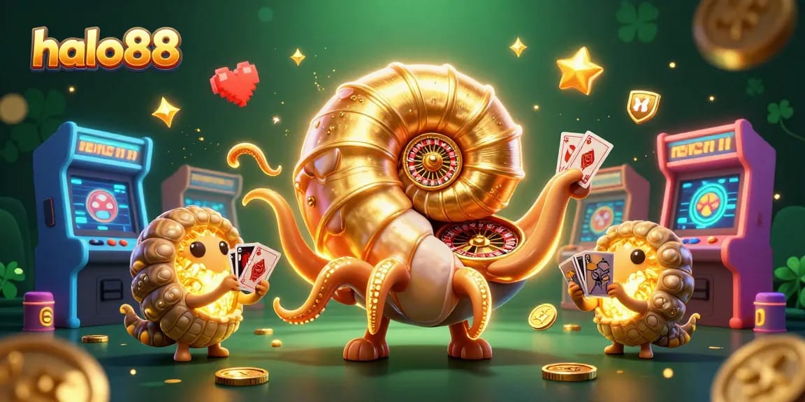 Experience thrilling gaming at halo88 with vibrant characters and casino elements igniting fun!