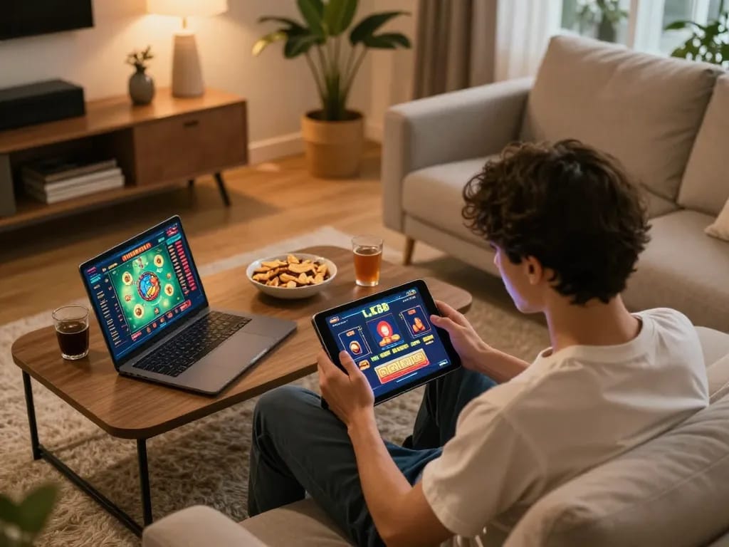 Experience rich gameplay at LC88 online casino from a cozy home setup