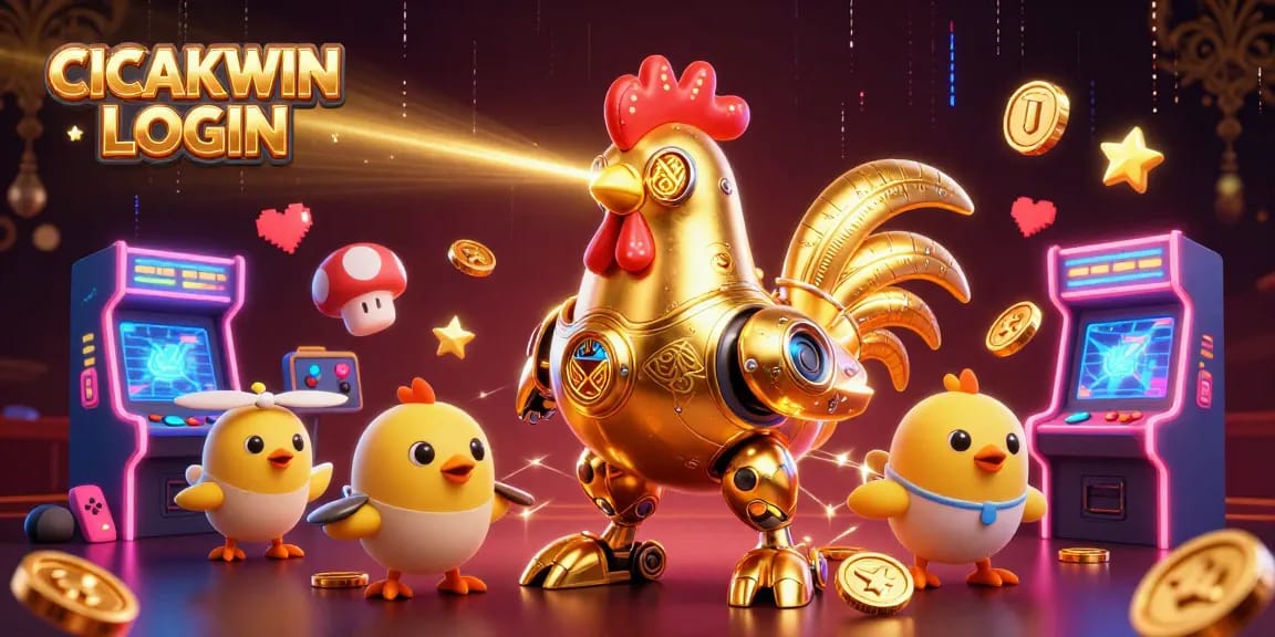 CICAKWIN LOGIN menawarkan pengalaman gaming menarik dengan karakter robot unik dan drone siap mendukung permainan.