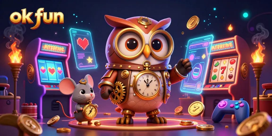 Engage with thrilling slots at ok fun's vibrant casino-themed adventure.