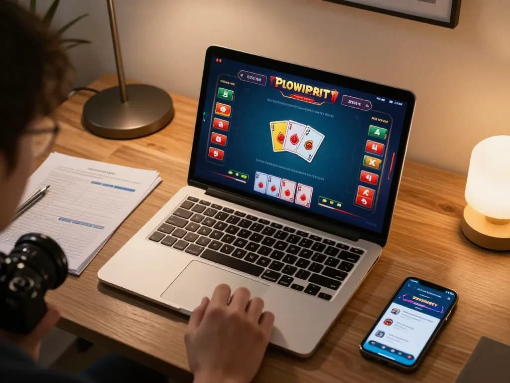 Engage with organicsuperfoodshub while playing poker online at home, showcasing vibrant interface and strategy notes