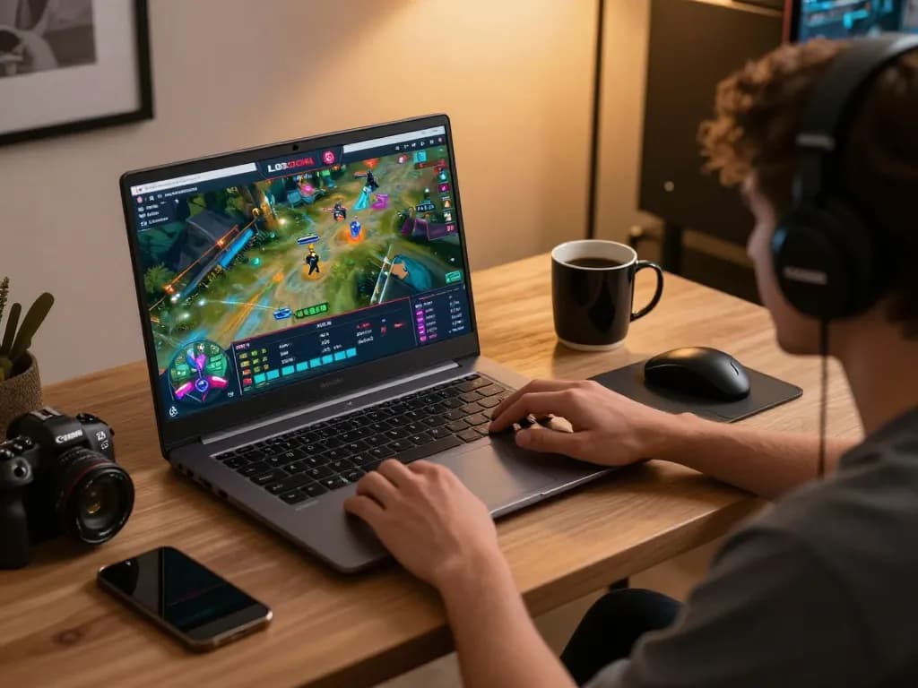Engaging in a thrilling virtual gaming session on LGOGOAL online platform.