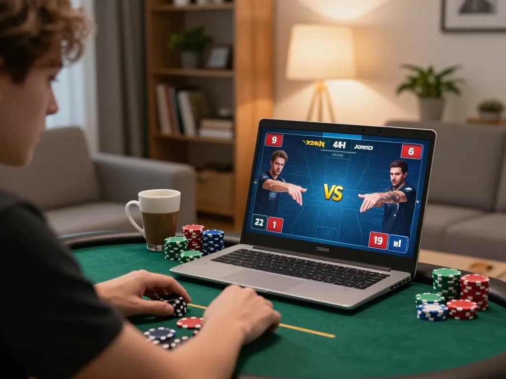 SC88 engages players in intense online poker gameplay from a cozy home environment.