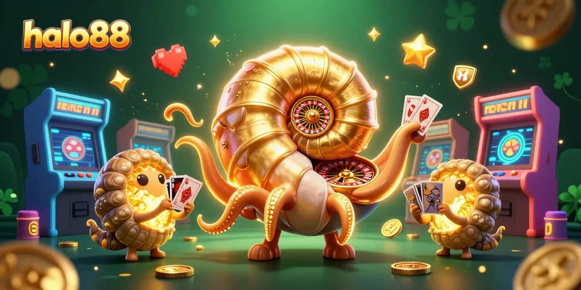 Experience thrilling gaming at halo88 with vibrant characters and casino elements igniting fun!
