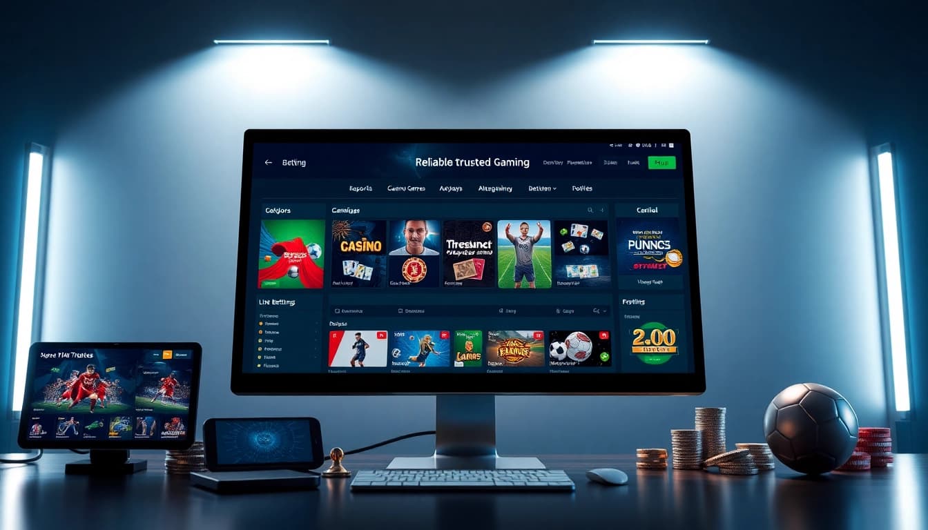 Reliable betting platform showcasing nhà cái uy tín with trustworthy gambling options