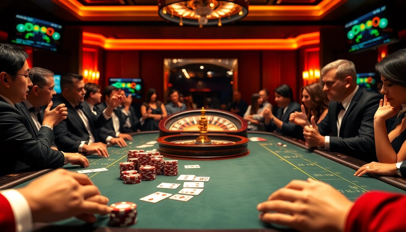 Experience thrilling moments at a blackjack table with gilajp's professional gaming setups.