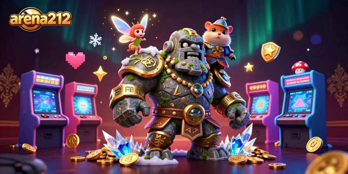arena212 menawarkan pengalaman bermain game online yang menarik melalui ilustrasi 3D kasino yang memukau.