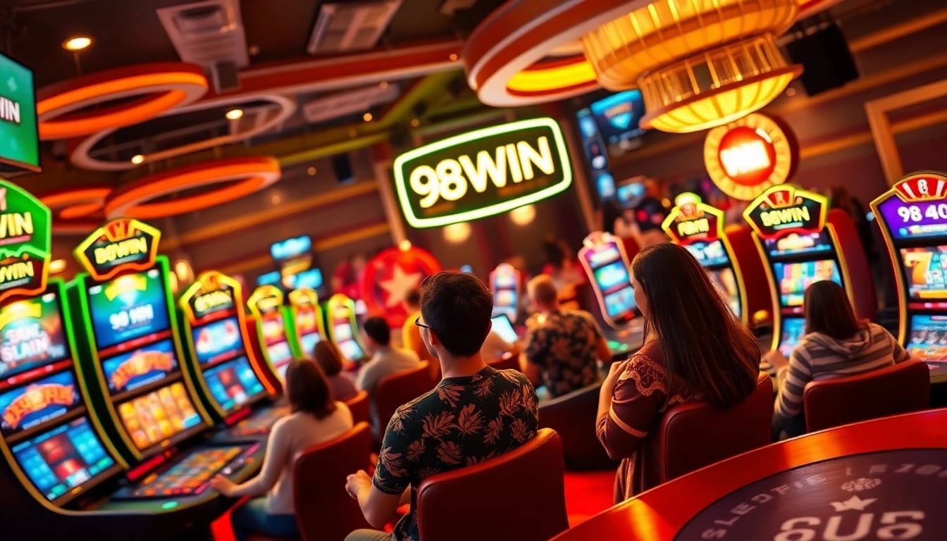 Experience the excitement of online gaming with 98WIN, featuring diverse players and thrilling game options.