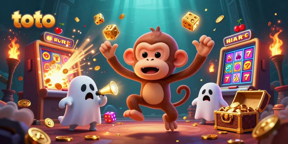 Mainkan toto dengan gaya baru! Gambaran kasino menyeramkan dengan monyet dan anjing berburu hantu.