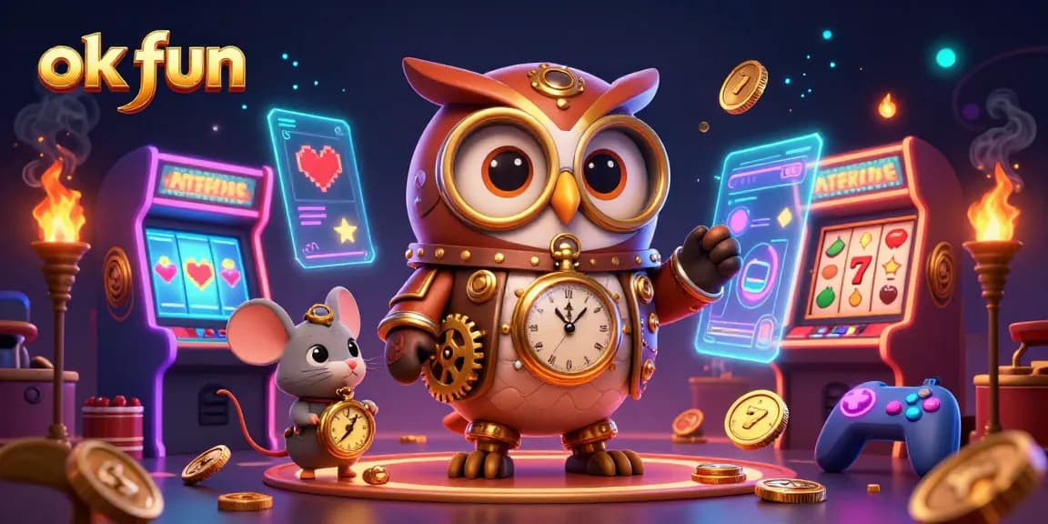 Engage with thrilling slots at ok fun's vibrant casino-themed adventure.
