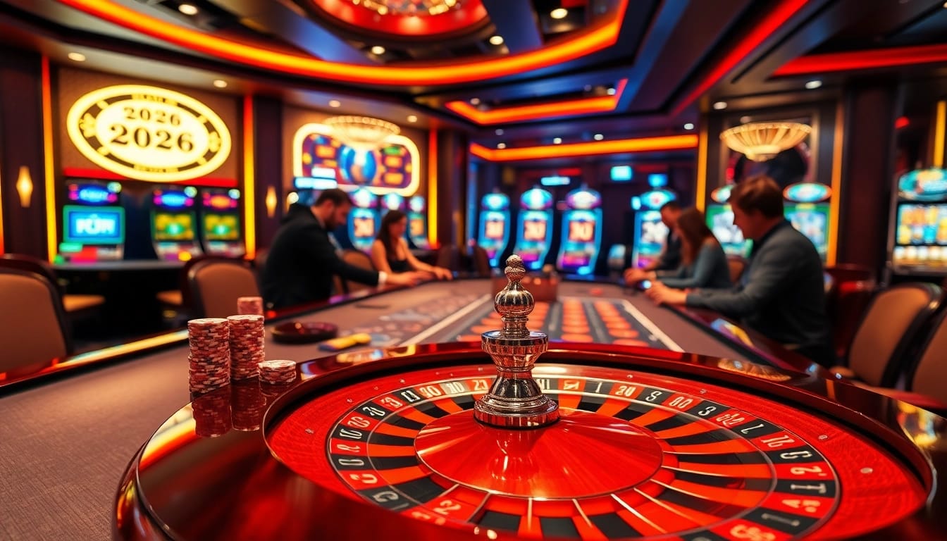 Experience high-stakes excitement at tt88 with professional casino gaming tables and vibrant slot machines.