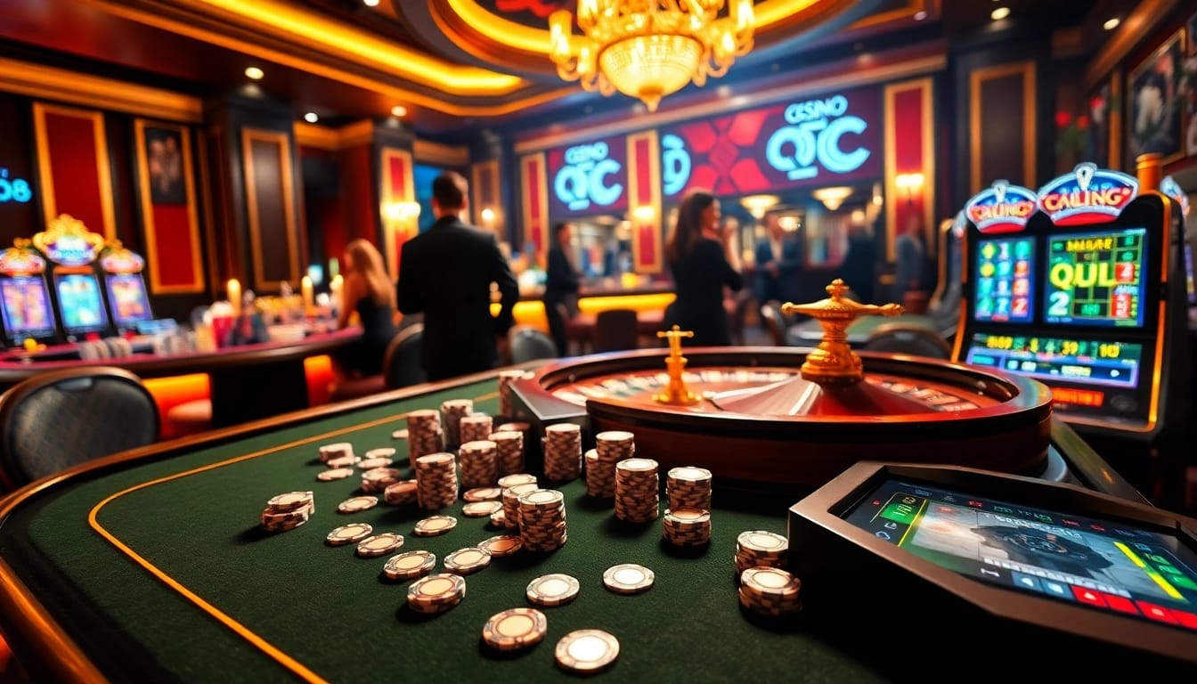 Experience the thrill of QQ88 with live gaming tables and exciting slots.