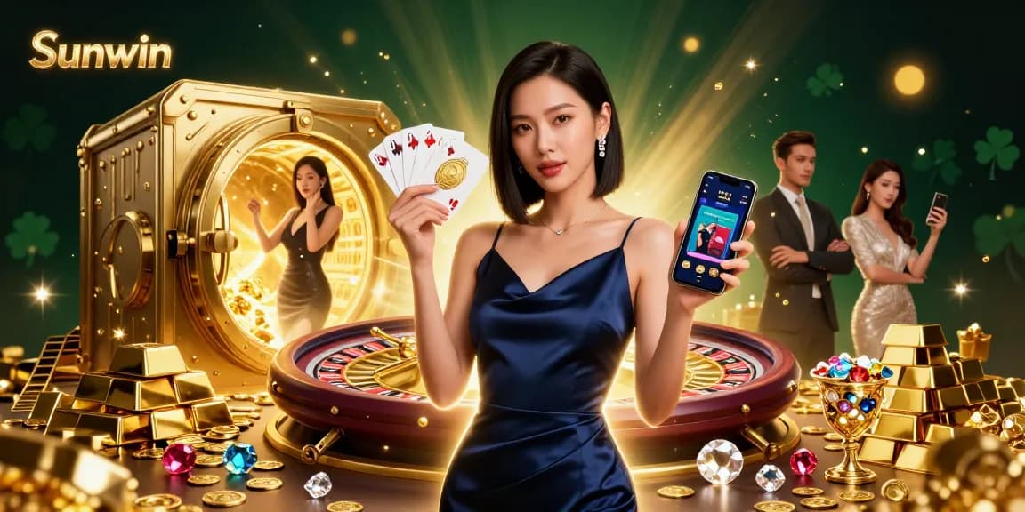 Win big at Sunwin while engaging in exciting online casino games with vibrant, captivating visuals.