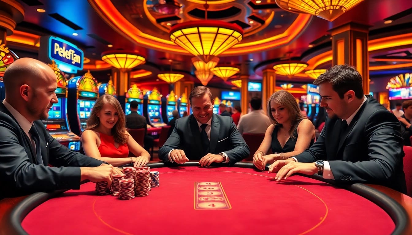 Experience the excitement of gambling as players engage at a poker table, aligning with the essence of vipforbest.com/ru/settlepay/registration.