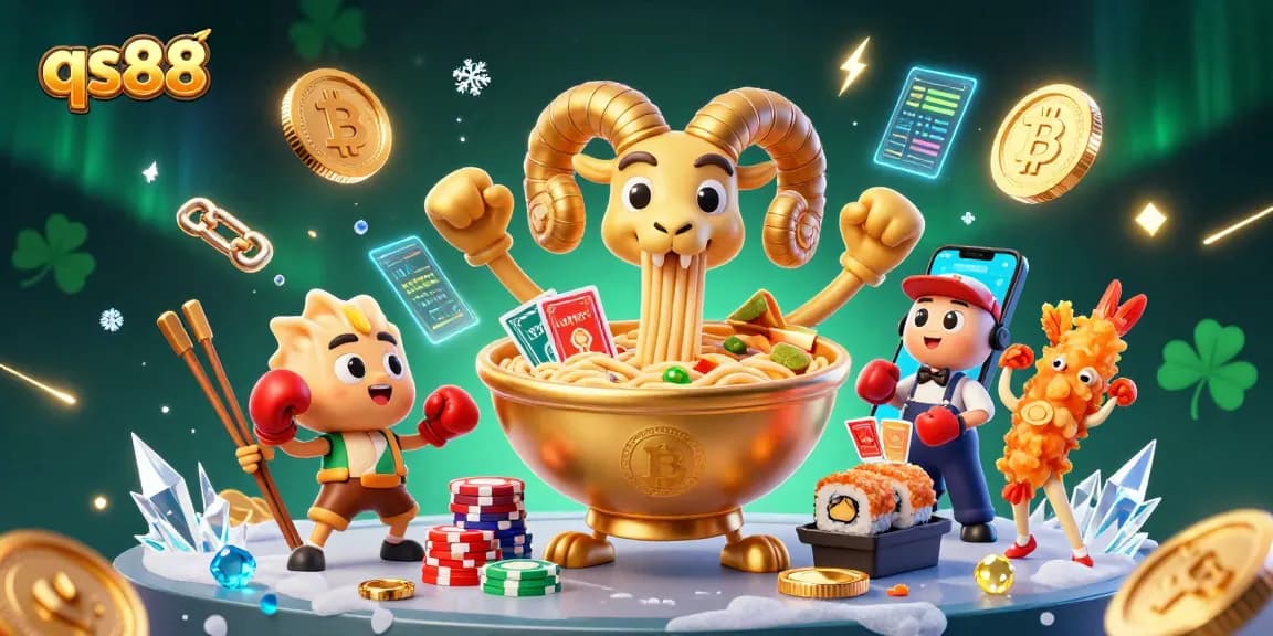 Experience thrilling action at qs88, where a giant ramen bowl dealer and friends bring vibrant casino excitement.