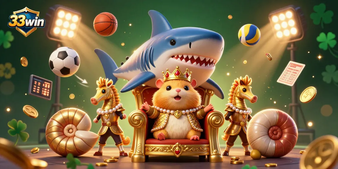 Join the excitement with 33win and sports betting adventures featuring a dynamic royal scene.