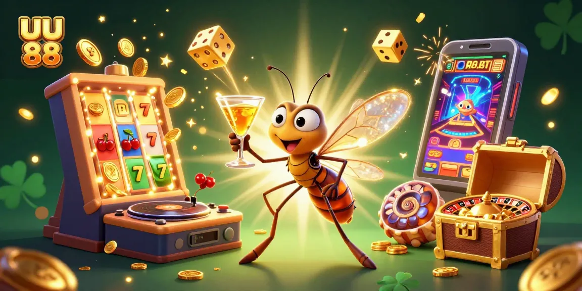 Spin and win with uu 88 at a vibrant casino featuring dynamic characters and games.