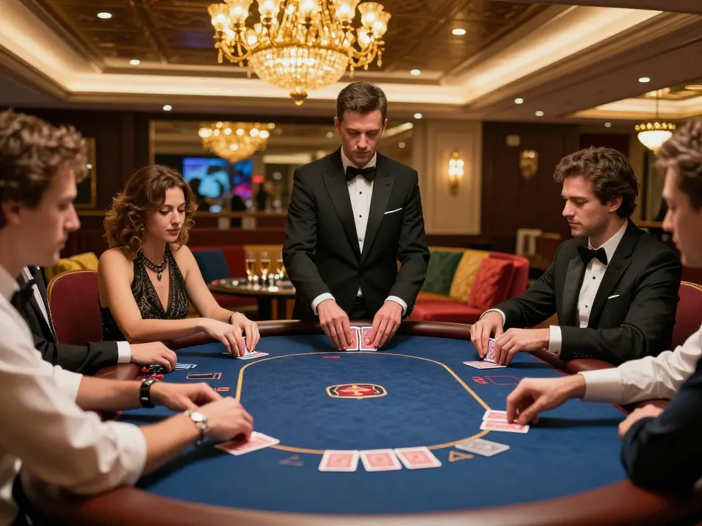 IDCASH88 enhances the poker experience in luxury VIP settings, displaying elite gameplay moments.