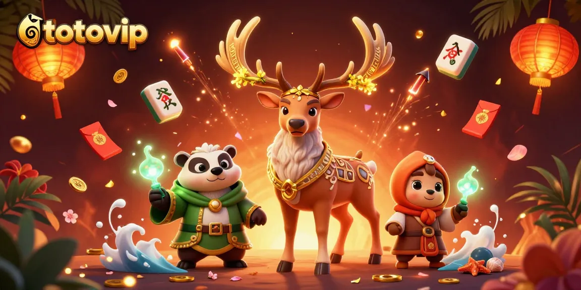 Experience thrilling gameplay at totovip with vibrant 3D casino characters and dynamic elements.