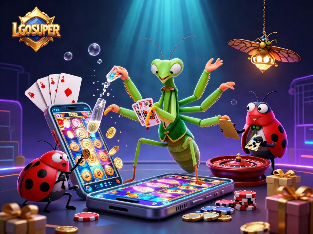 Experience thrilling gameplay with LGOSUPER, featuring vibrant slot action and colorful game elements.