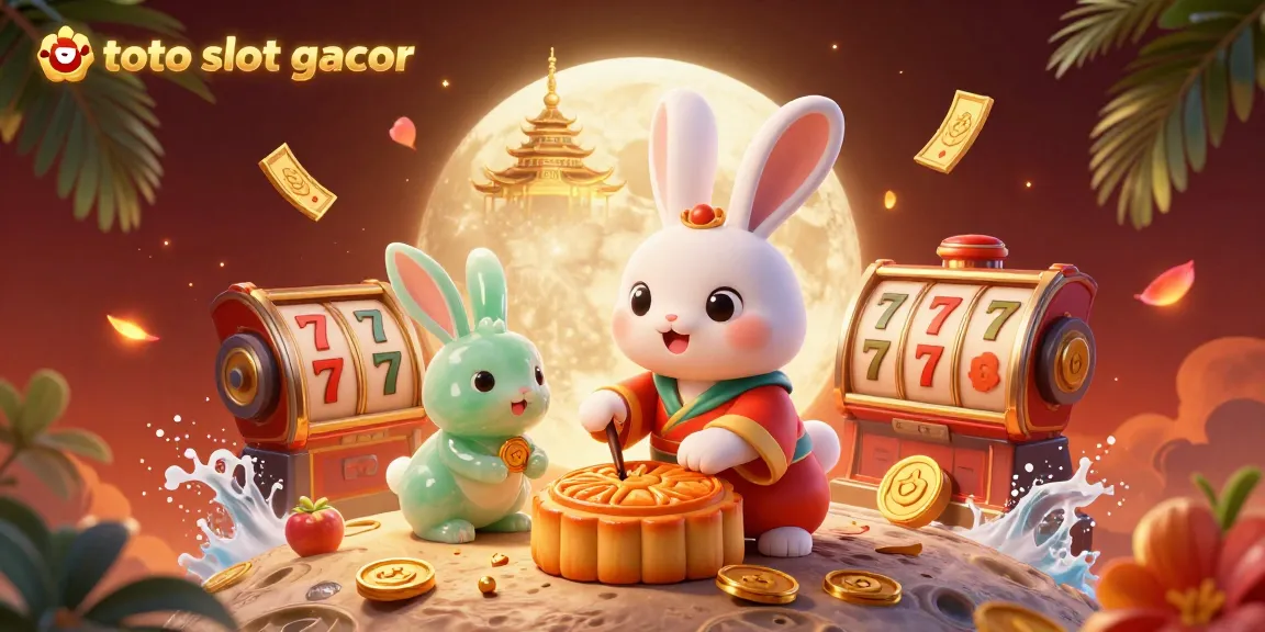 Menggali pengalaman bermain di situs toto slot gacor dengan ilustrasi 3D penuh warna.