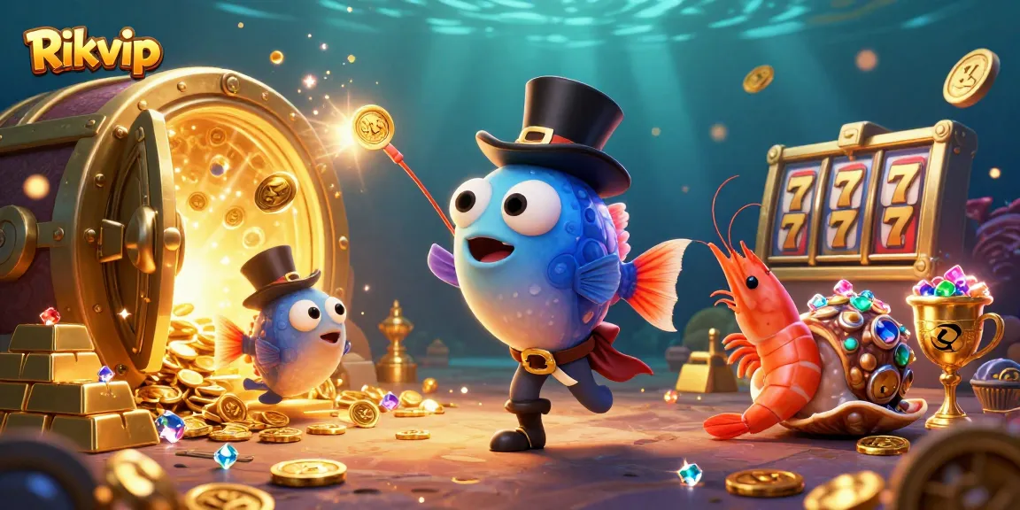 Play exciting games at Rikvip with vibrant underwater treasures and dynamic gambling elements.