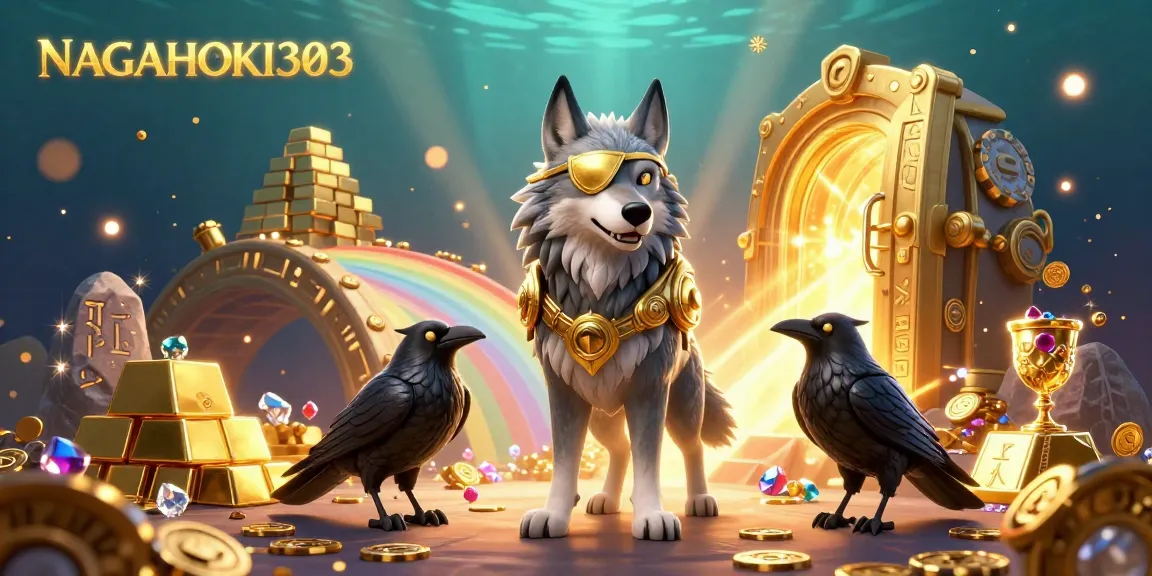 Experience winning action at NAGAHOKI303 with dynamic 3D casino art depicting vibrant mythical elements.
