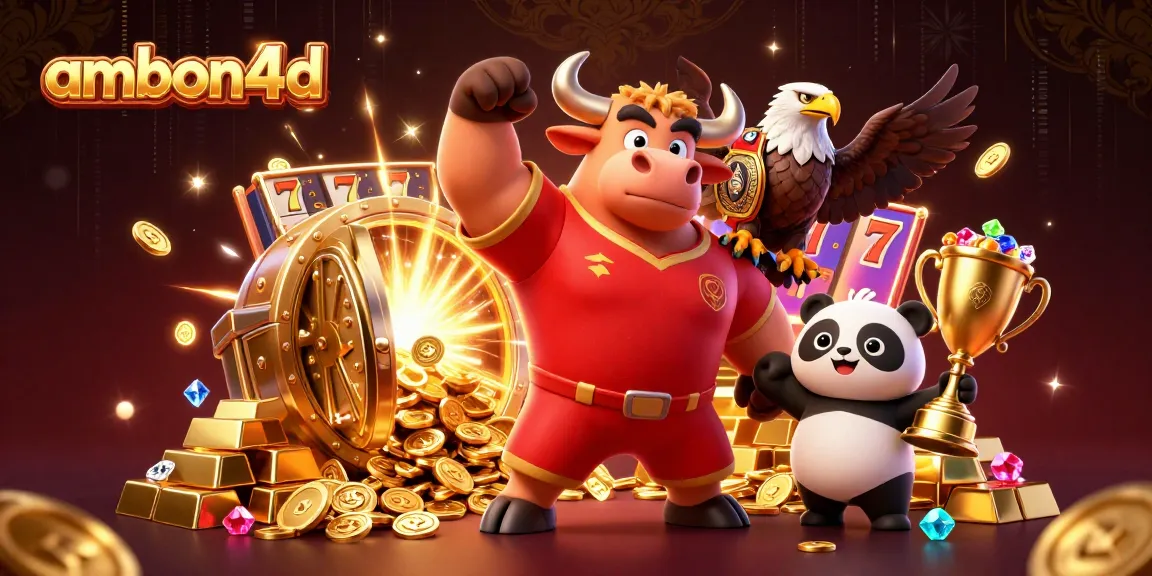 Experience ambon4d's thrilling victory scene featuring luck, treasure, and excitement!