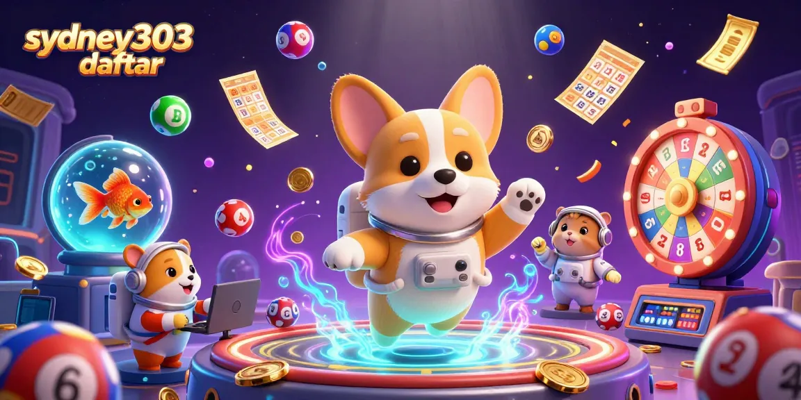 Menangkan hadiah dengan sydney303 daftar, melihat astronaut corgi di kasino luar angkasa yang sangat meriah.