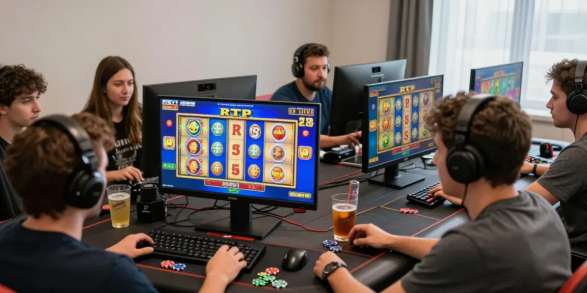 Aktivitas bermain RTP slot di NAGAHITAM303 login dengan suasana energik dan layar permainan yang berwarna-warni.