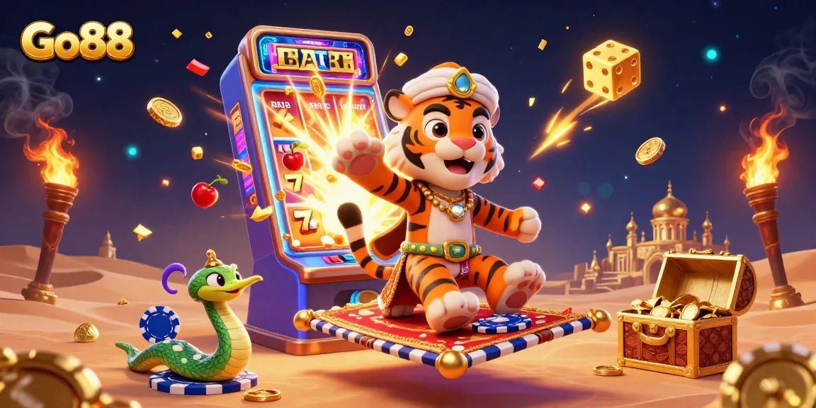Experience the thrill of Go88 casino games with an Arabian Nights-themed adventure filled with slots and treasures.