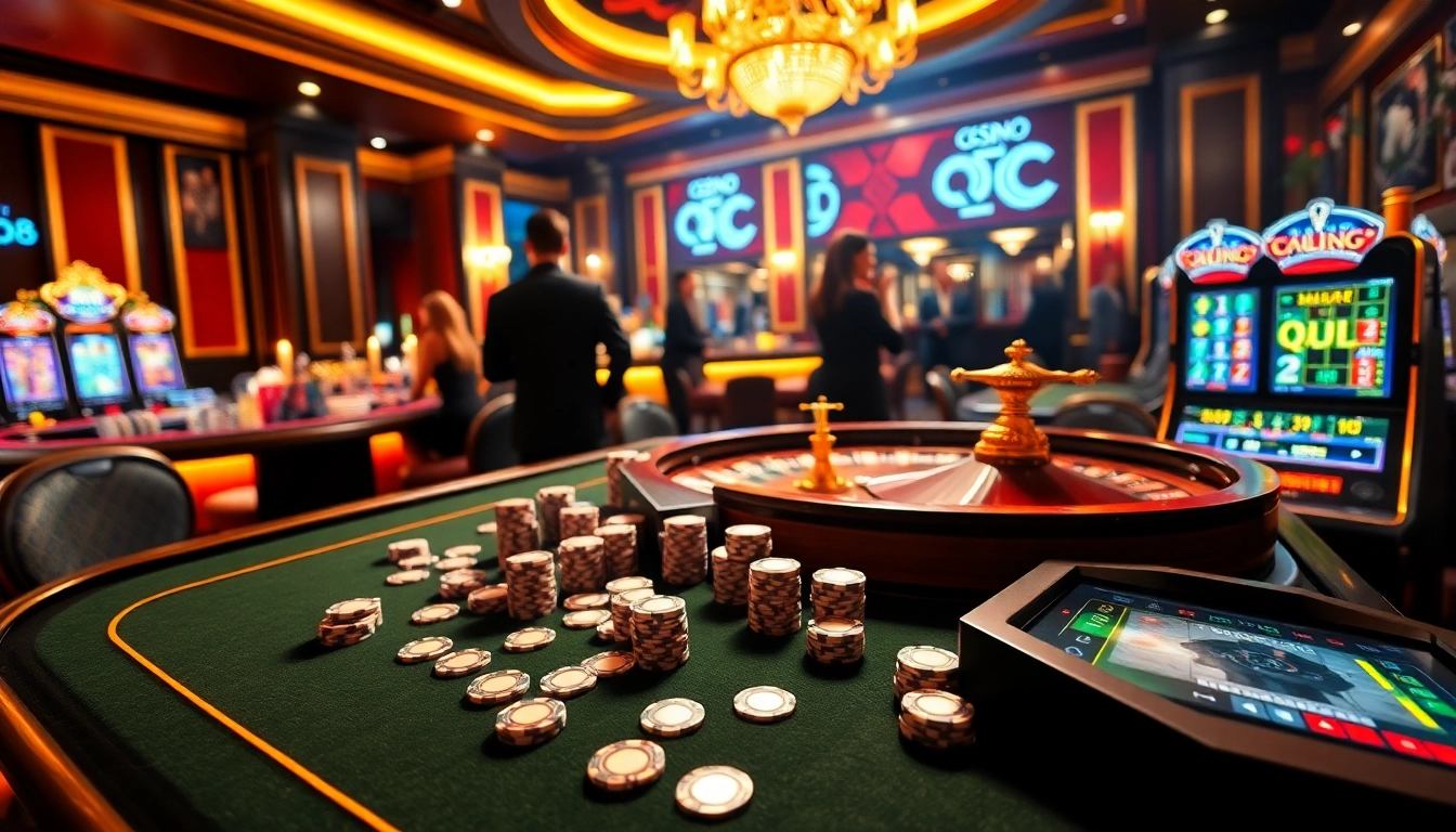 Experience the thrill of QQ88 with live gaming tables and exciting slots.