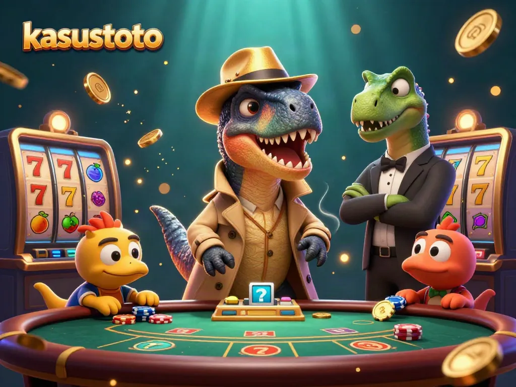 Kasustoto menyediakan pengalaman bermain slot yang seru dengan kombinasi dino dan elemen kasino.