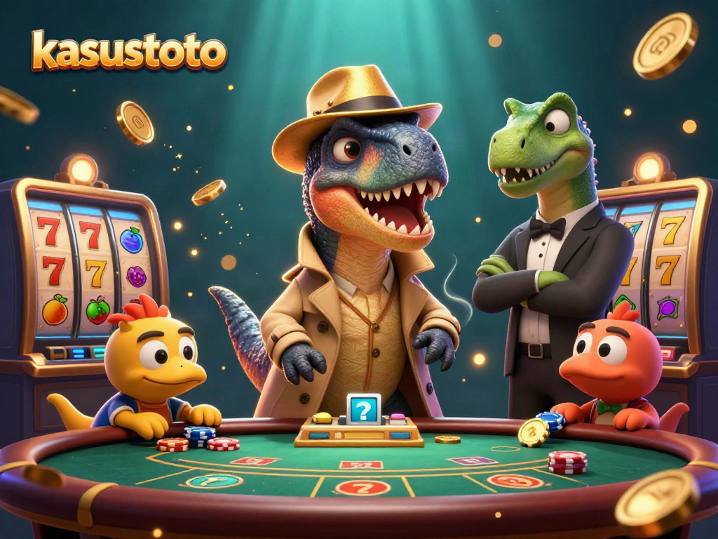 Kasustoto menyediakan pengalaman bermain slot yang seru dengan kombinasi dino dan elemen kasino.