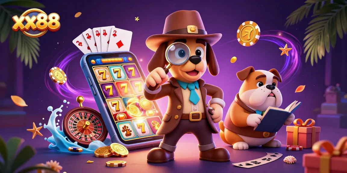 Engage in thrilling gameplay with xx88, uncovering secrets with a detective and his companion.