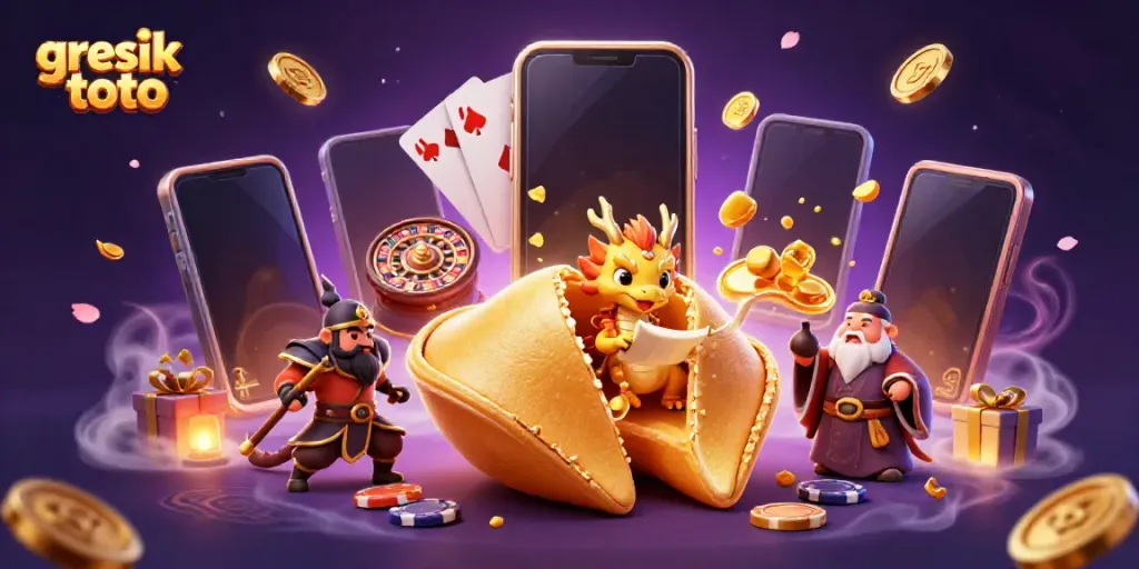 Engage with exciting games like gresik toto through colorful slot machines and dynamic casino elements.