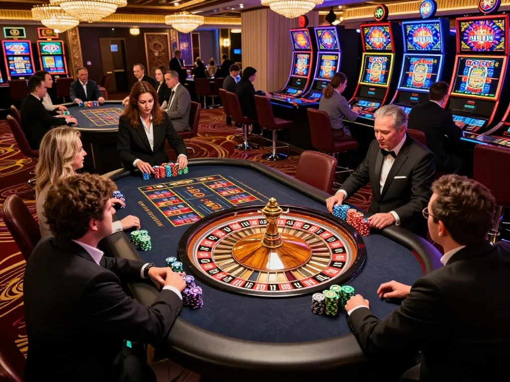 Rasakan kegembiraan QQ188 Slot di meja roulette kasino yang glamor