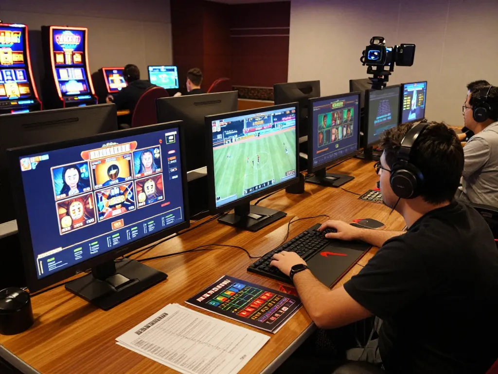 Engaging in online betting strategies with LGOGOAL interface on vibrant screen
